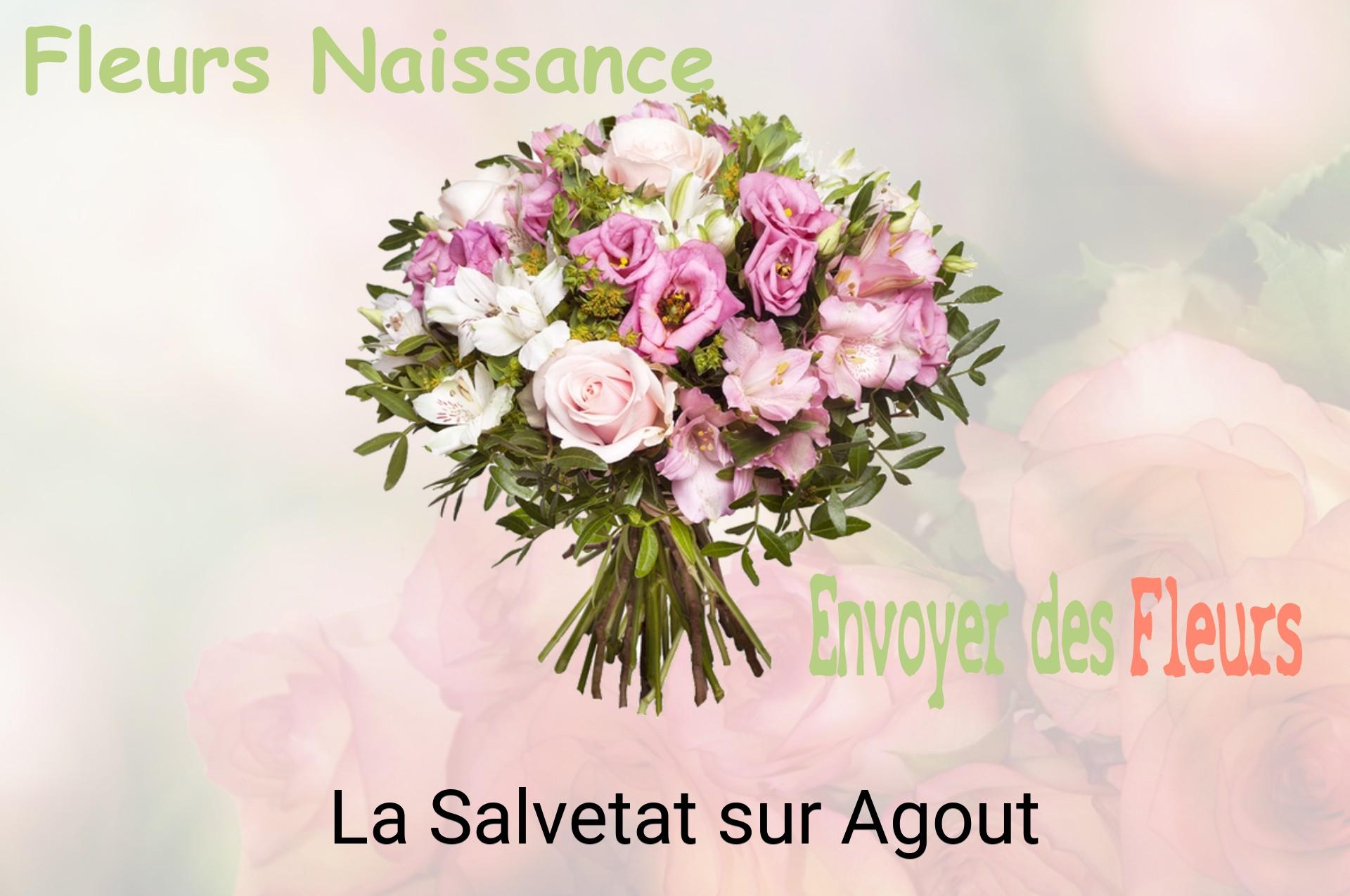 Bouquet de fleurs de naissance livré à La Salvetat-sur-Agout